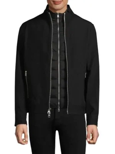 Shop Michael Kors Premium 3-in-1 Jacket In Black