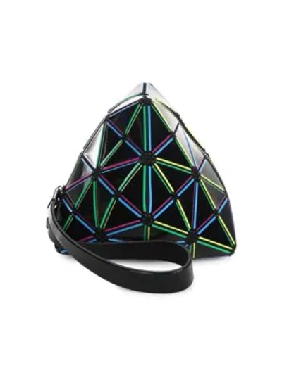 Shop Bao Bao Issey Miyake Lucent Comet Diamond Wristlet In Black Multi