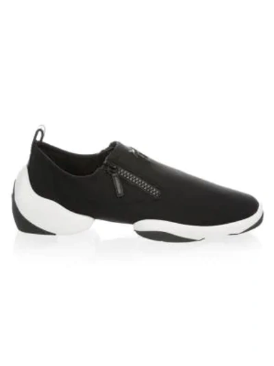 Shop Giuseppe Zanotti Classic Low Top Sneakers In Black