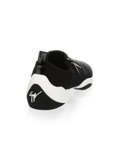 Shop Giuseppe Zanotti Classic Low Top Trainers In Black