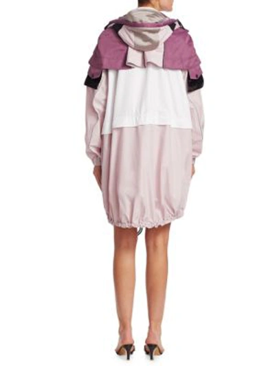 Shop Valentino Performance Parka Jacket In Water Lila