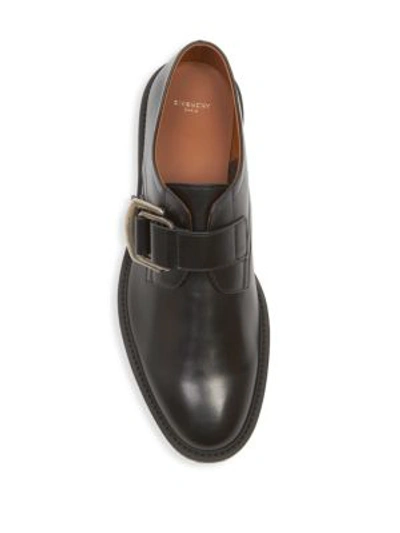 Shop Givenchy Classic Leather Derbys In Black