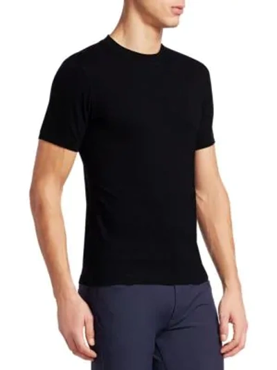 Shop Emporio Armani Basic Soft Stretch T-shirt In Black