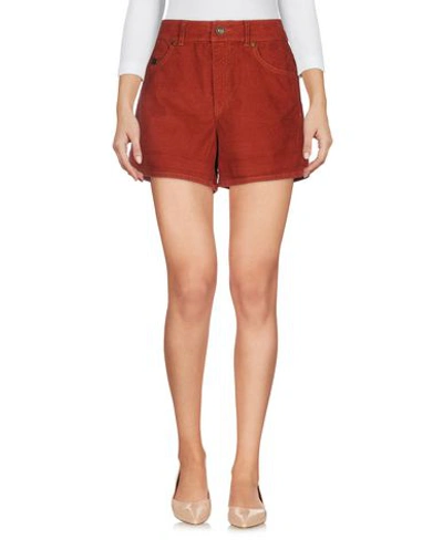 Shop Guess Shorts & Bermuda In Rust