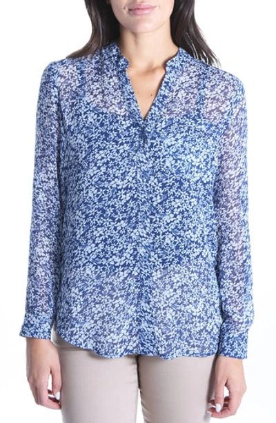 Shop Kut From The Kloth Kut From The The Kloth Jasmine Floral Blouse In Navy