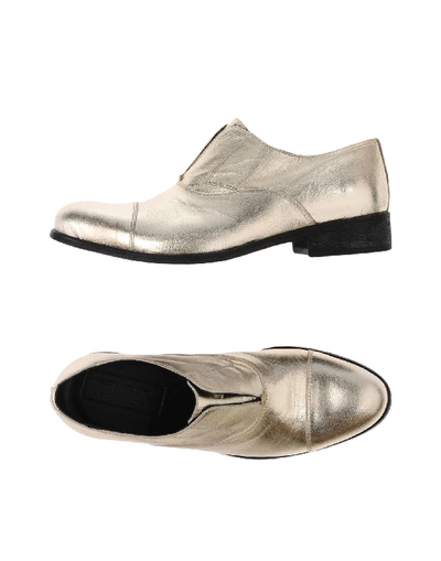 Shop Société Anonyme Loafers In Platinum