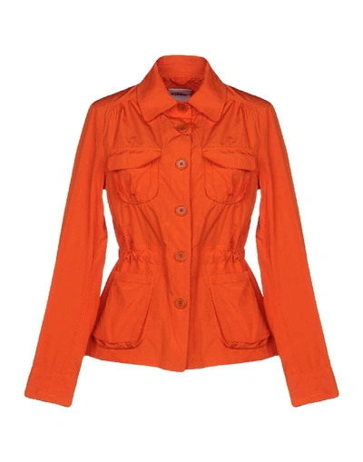 Shop Aspesi Jacket In Orange