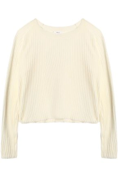 Shop A.l.c Woman Ribbed-knit Sweater White