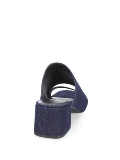 Shop 3.1 Phillip Lim / フィリップ リム Cube Double Strap Sandals In Indigo
