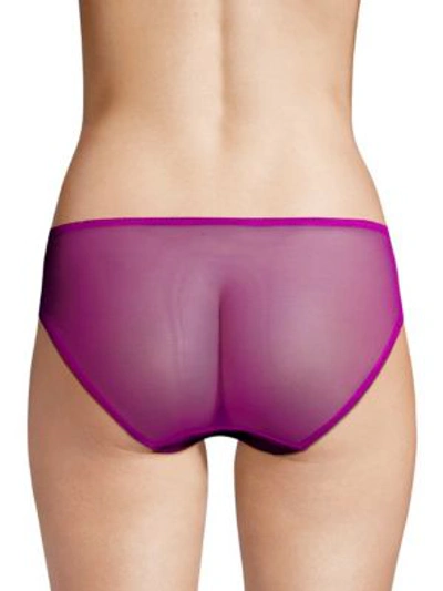 Shop Wacoal Embrace Lace Mesh Bikini In Twilight