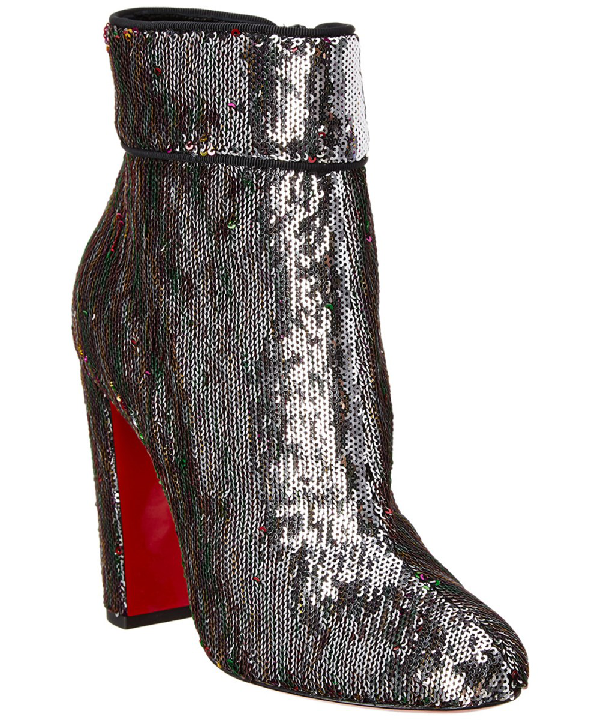 christian louboutin sequin boots