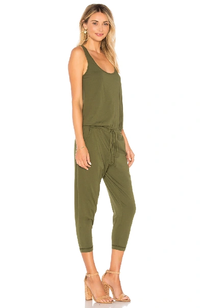 Shop Bobi Supreme Jersey Jumpsuit In Cargo