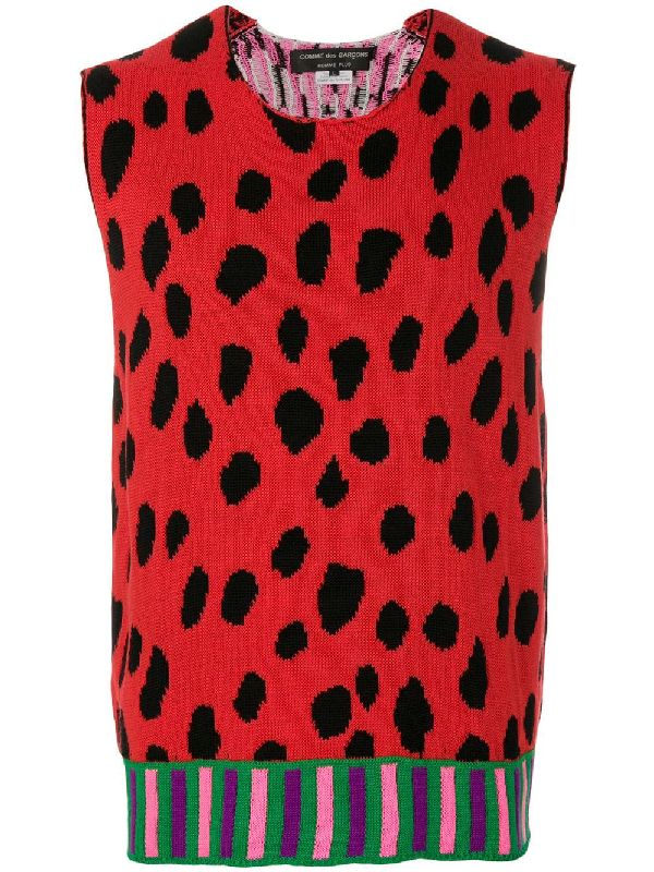 cheetah sweater vest