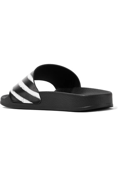 Shop Off-white Off Spray Printed Rubber Slides