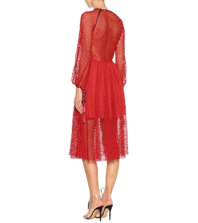 Shop Philosophy Di Lorenzo Serafini Midi Dress In Red