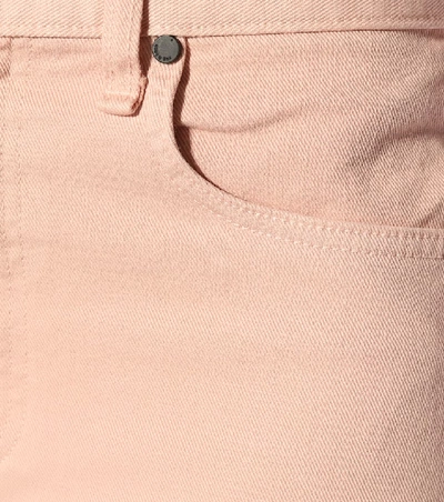 Shop Rag & Bone Justine Cropped Jeans In Pink
