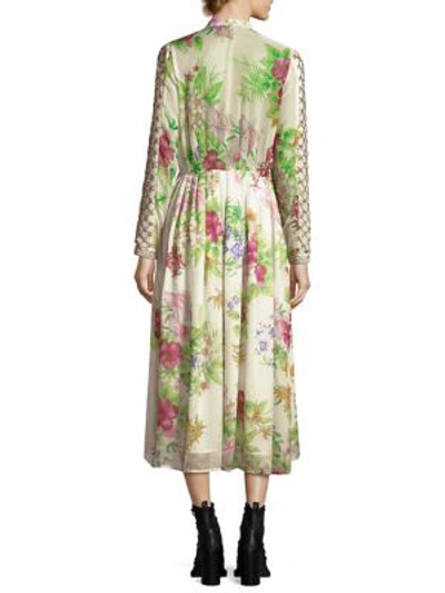 Shop Dodo Bar Or Toto Floral-print Dress In White