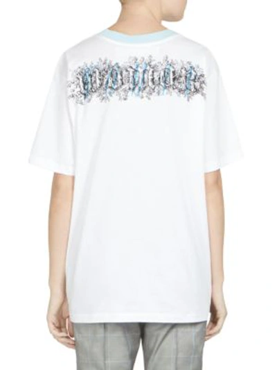 Shop Off-white Princess Diana Tribute Tee In White Multi