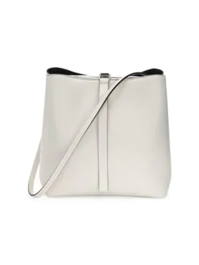 Shop Proenza Schouler Framed Leather Shoulder Bag In White