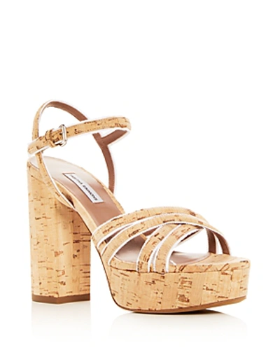 Shop Tabitha Simmons Women's Hensley Cork Platform High-heel Sandals In Natural Cork