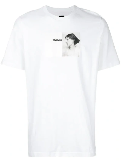 Shop Oamc Photo Print T-shirt - White