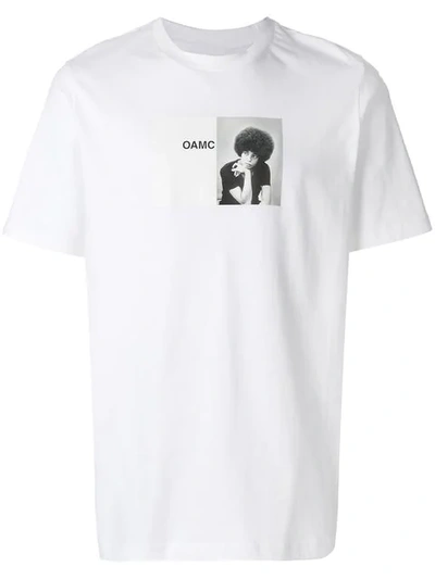 Shop Oamc Photo Print T-shirt - White