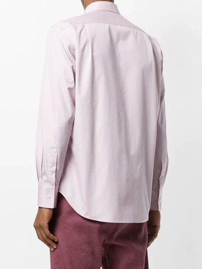 Shop Vivienne Westwood Contrast Logo Shirt - Pink