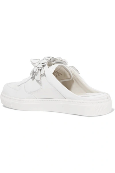 Shop Sophia Webster Lilico Jessie Appliquéd Leather Sneakers