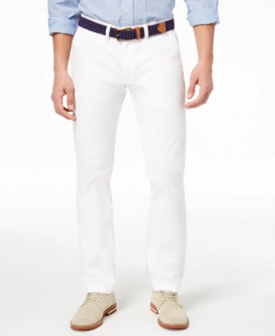 Shop Tommy Hilfiger Men's Th Flex Stretch Regular-fit Chino Pant In White