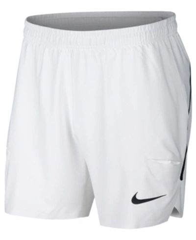 Shop Nike Men's Court Flex Ace 7" Tennis Shorts In White
