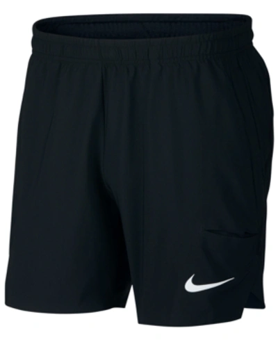 Shop Nike Men's Court Flex Ace 7" Tennis Shorts In Black