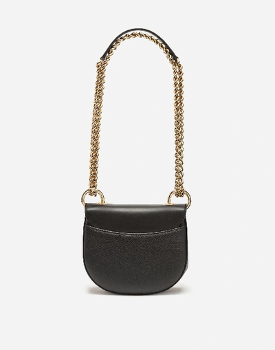 Shop Dolce & Gabbana Small Wifi Bag In Calfskin In Black