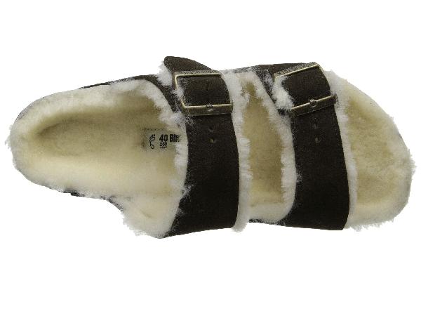 birkenstock arizona shearling mocha