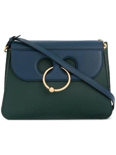 Shop Jw Anderson Hoop Detail Shoulder Bag