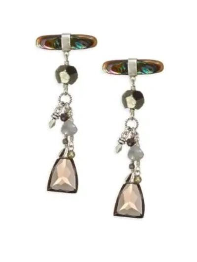 Shop Chan Luu Abalone Mix Stone Earrings