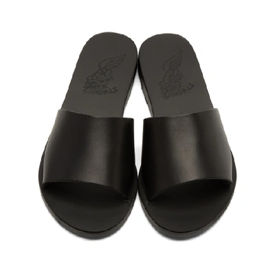 Shop Ancient Greek Sandals Black Taygete Sandals