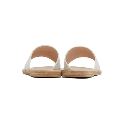 Shop Ancient Greek Sandals White Taygete Sandals