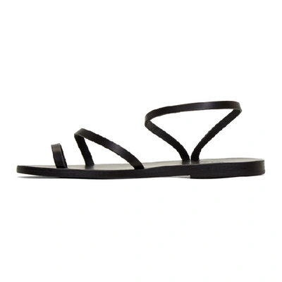 Shop Ancient Greek Sandals Black Apli Eleftheria Sandals