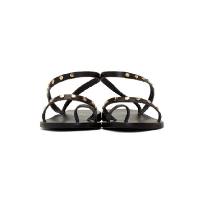 Shop Ancient Greek Sandals Black Apli Eleftheria Nails Sandals