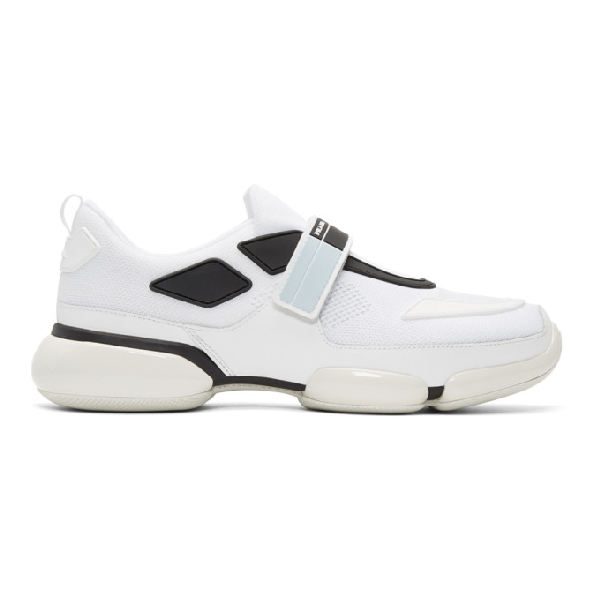 prada cloudbust sneakers white