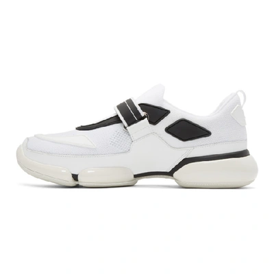 Shop Prada White Cloudbust Sneakers
