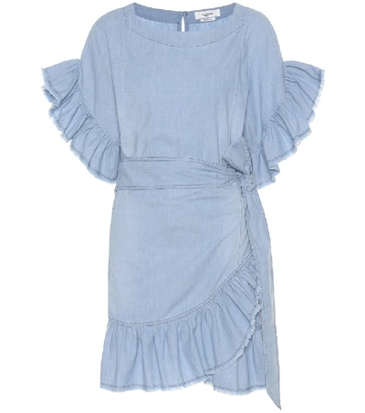 Shop Isabel Marant Étoile Lelicia Chambray Dress In Blue