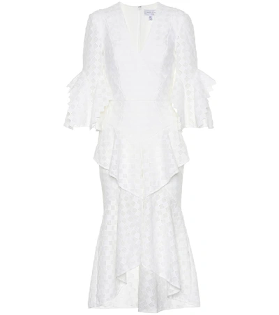Shop Rebecca Vallance Playa Midi Dress In White