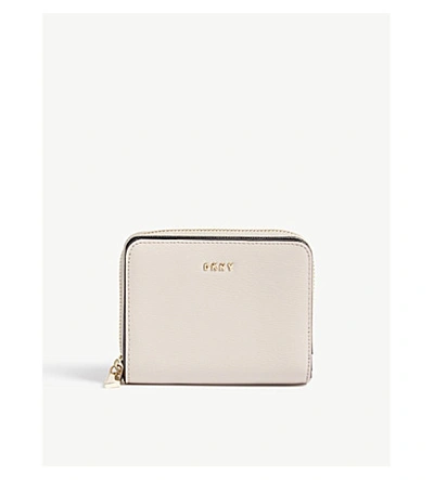 Shop Dkny Bryant Carryall Leather Wallet In Carnation