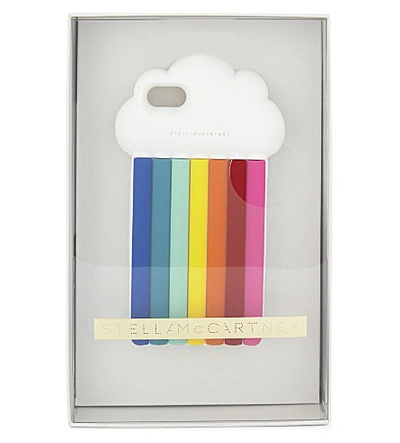 Shop Stella Mccartney Rainbow Iphone 7 Case In White