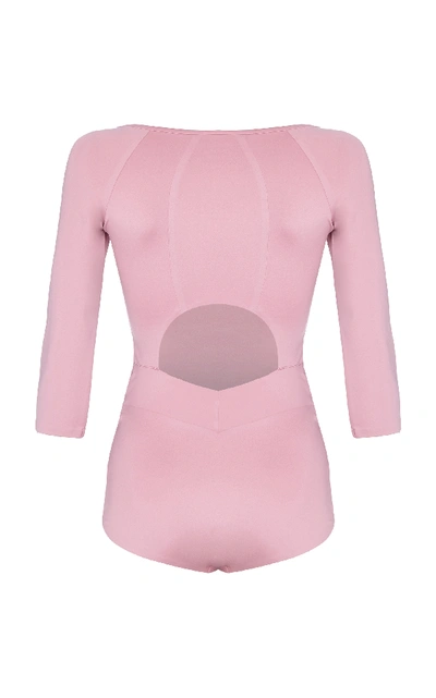 Shop Silou London Fonda Bodysuit In Pink