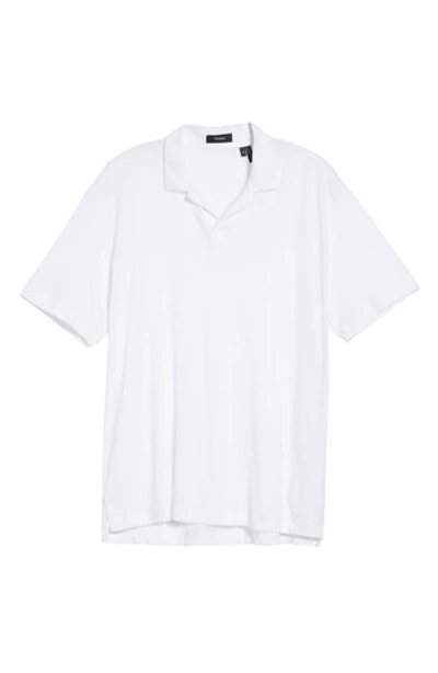 Shop Theory Palm Jersey Standard Polo In White