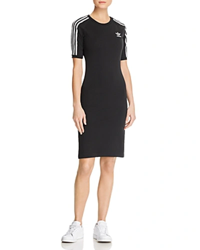 Shop Adidas Originals T-shirt Dress In Black