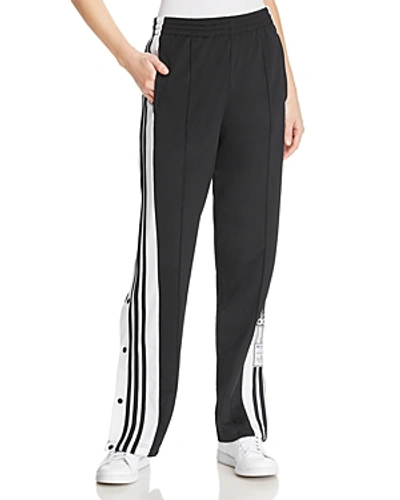 Shop Adidas Originals Adibreak Side-snap Track Pants In Black