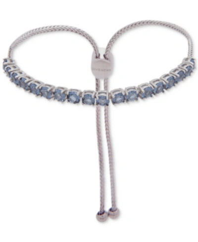 Shop Givenchy Crystal Slider Bracelet In Blue